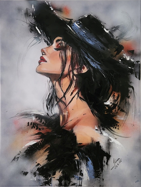 ArteDiAlina.com painting: French Nose